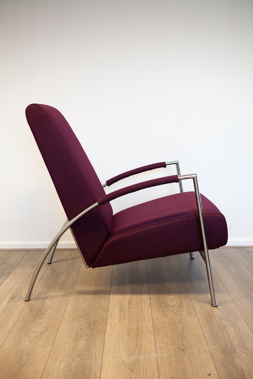 Harvink Club fauteuil met hocker in nieuwstaat. Missing Piece